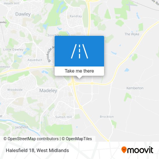 Halesfield 18 map