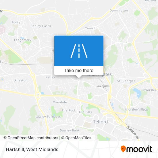 Hartshill map