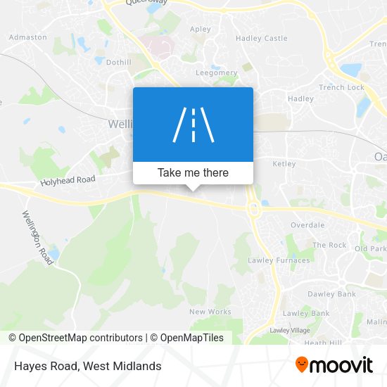Hayes Road map