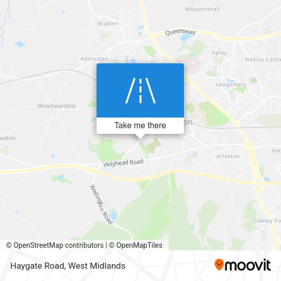 Haygate Road map