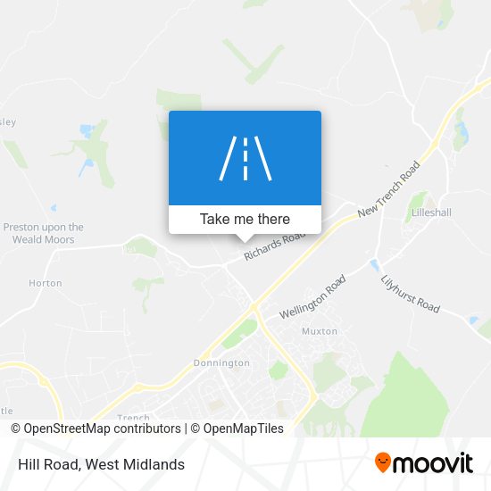 Hill Road map