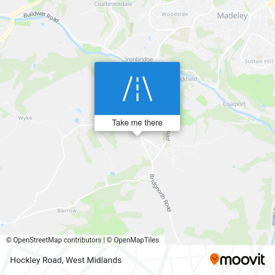Hockley Road map