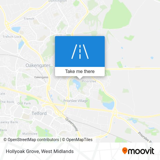 Hollyoak Grove map
