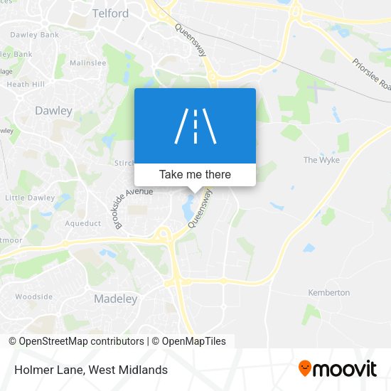 Holmer Lane map