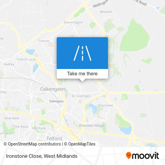 Ironstone Close map