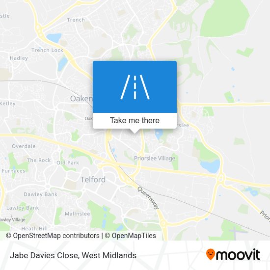 Jabe Davies Close map