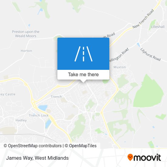 James Way map