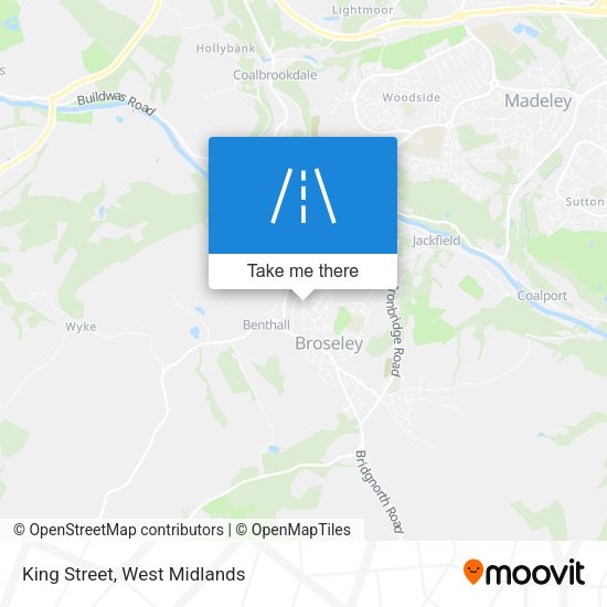 King Street map