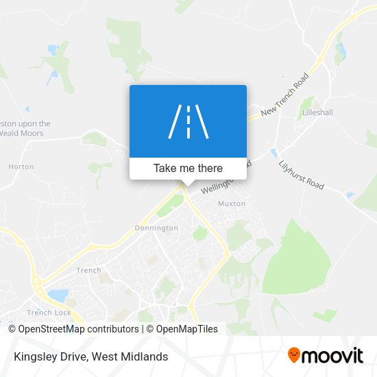 Kingsley Drive map