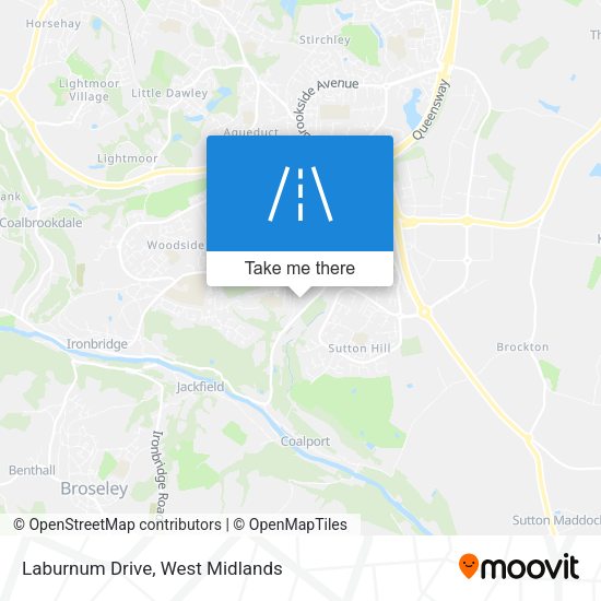 Laburnum Drive map