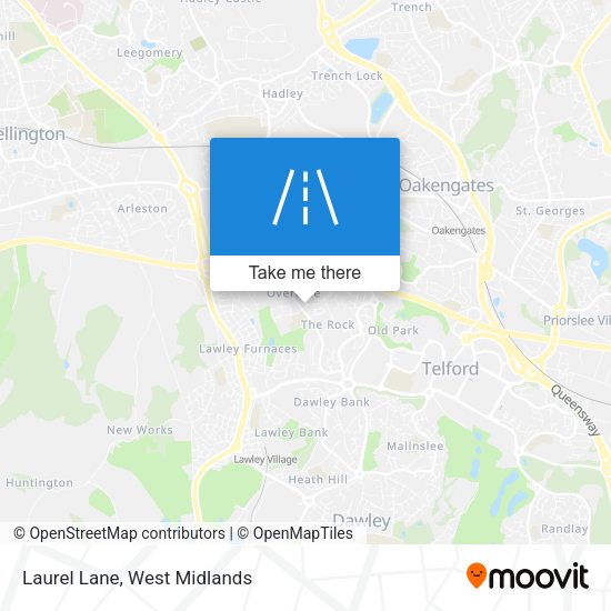 Laurel Lane map