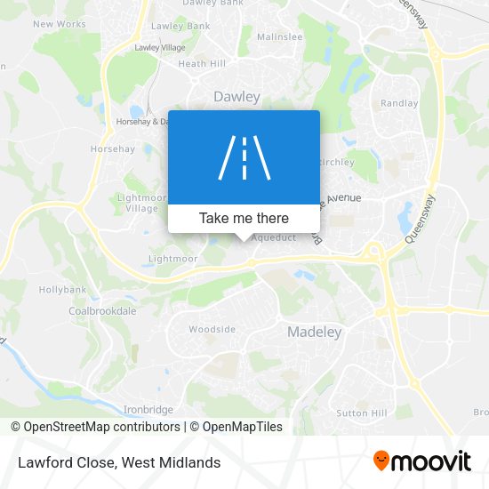 Lawford Close map