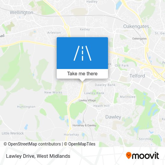 Lawley Drive map
