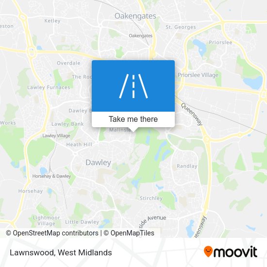 Lawnswood map