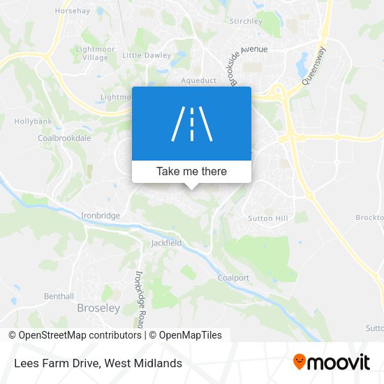 Lees Farm Drive map