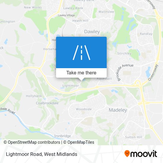Lightmoor Road map