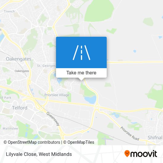 Lilyvale Close map