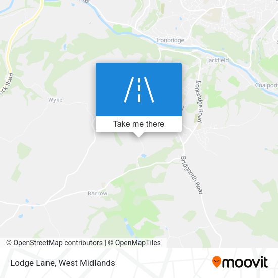 Lodge Lane map