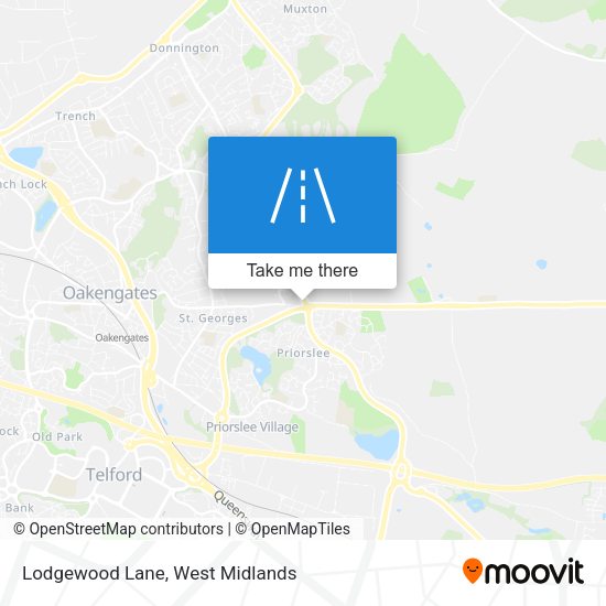 Lodgewood Lane map