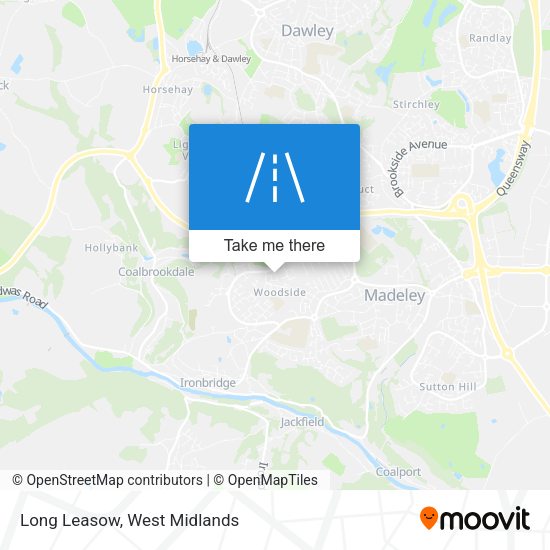 Long Leasow map