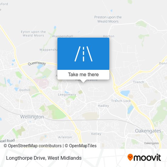 Longthorpe Drive map