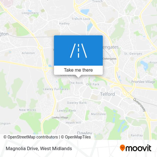 Magnolia Drive map