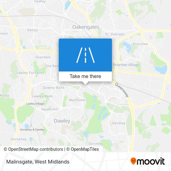 Malinsgate map