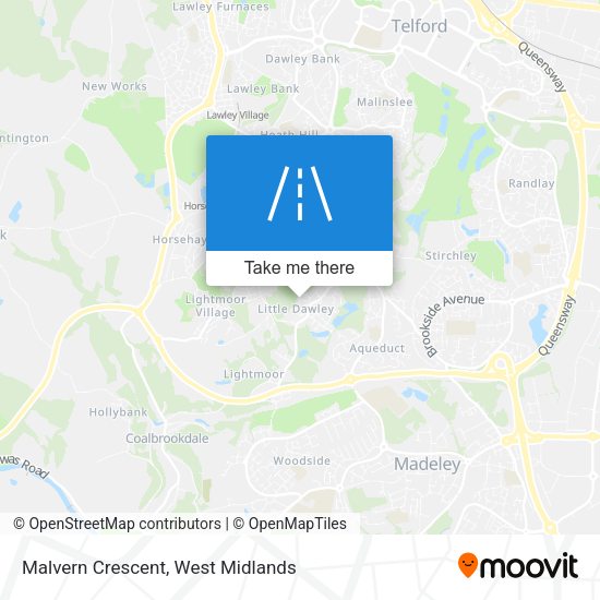 Malvern Crescent map