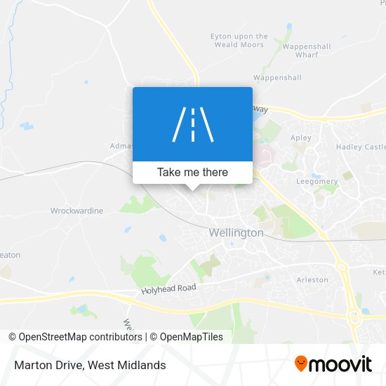 Marton Drive map