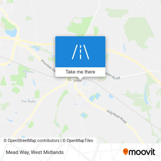 Mead Way map