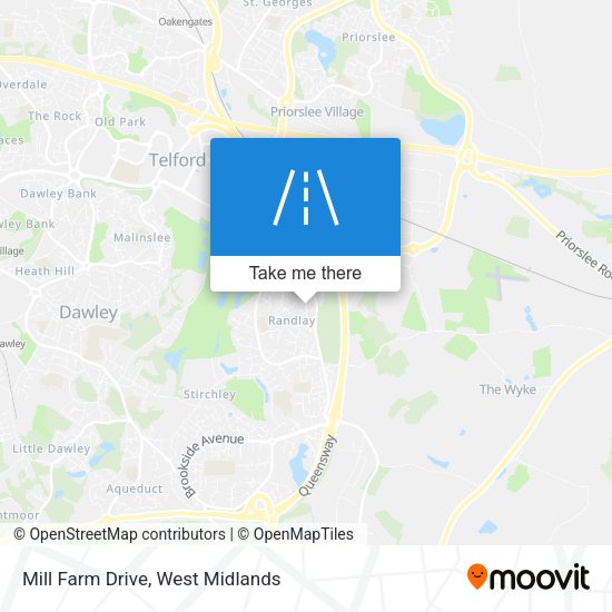 Mill Farm Drive map