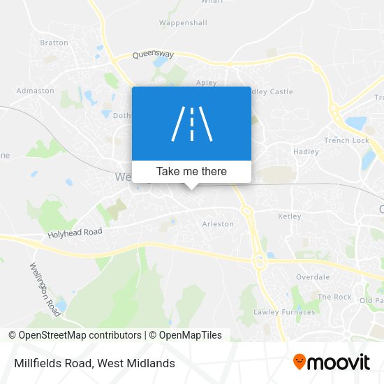 Millfields Road map