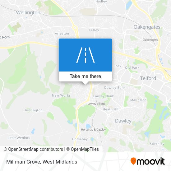 Millman Grove map