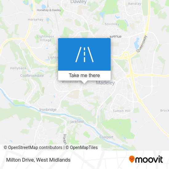 Milton Drive map