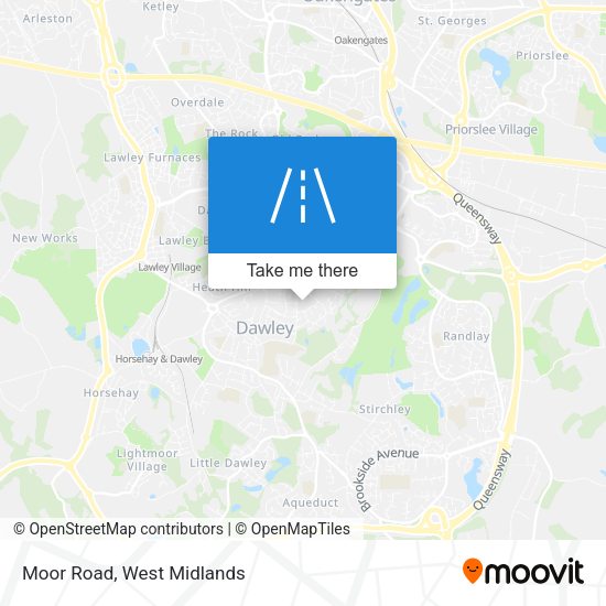 Moor Road map