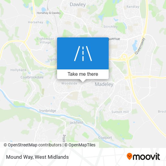 Mound Way map