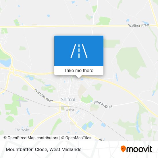 Mountbatten Close map