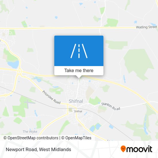 Newport Road map