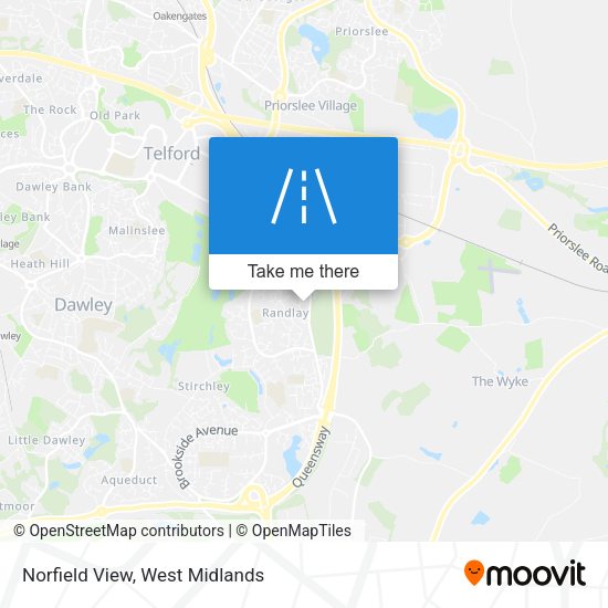 Norfield View map