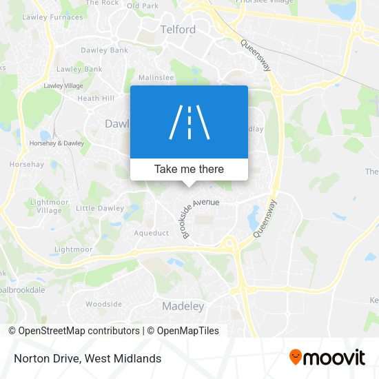 Norton Drive map