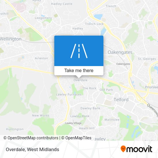 Overdale map