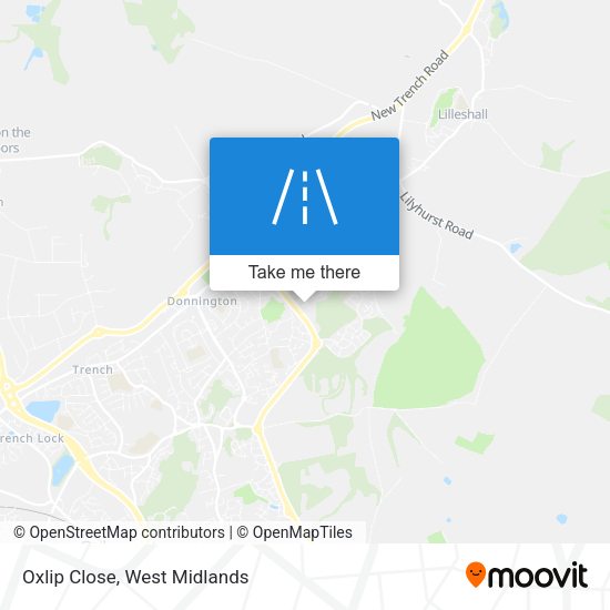 Oxlip Close map