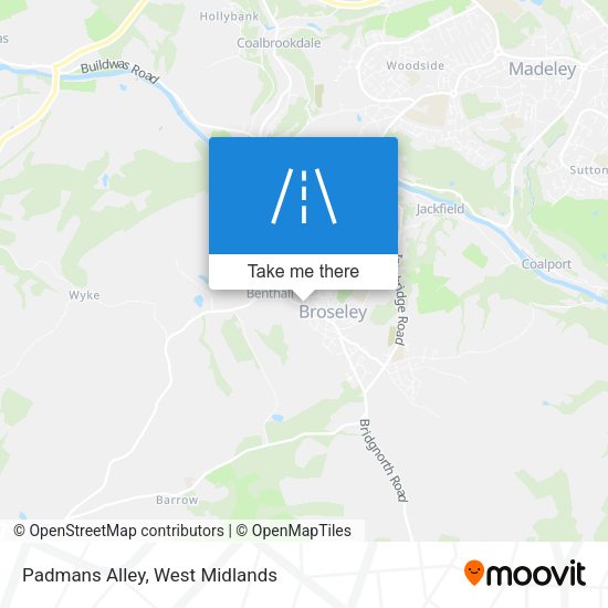 Padmans Alley map