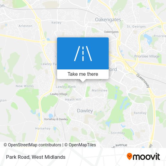 Park Road map