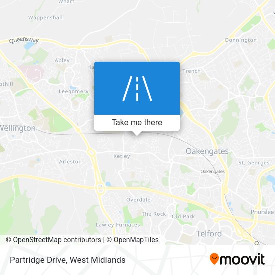 Partridge Drive map