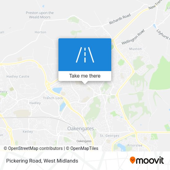 Pickering Road map
