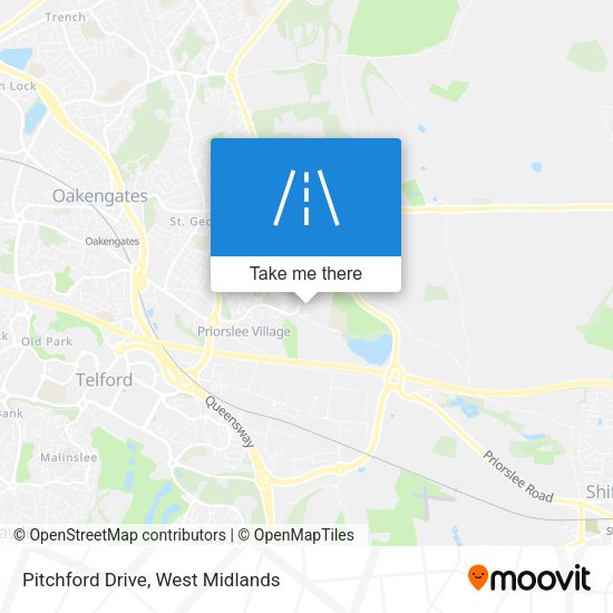 Pitchford Drive map