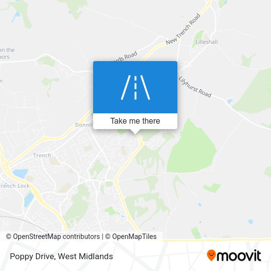 Poppy Drive map