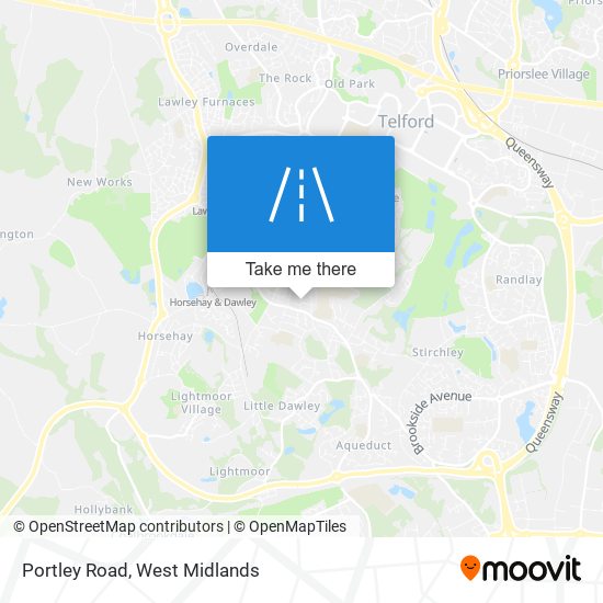 Portley Road map