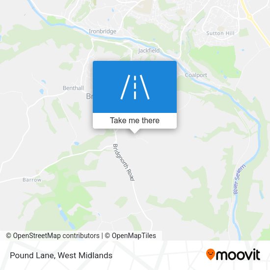 Pound Lane map